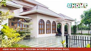 കേരള സ്റ്റൈലിൽ ഒരു മോഡേൺ വീട്  | A Peaceful Family Home | Dream Home Tour 2025 | MacDecs
