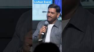 Ms Dhoni Livfast Event interview