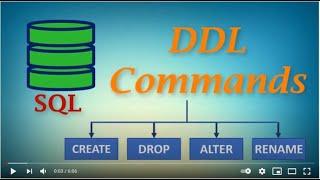 DDL Commands in SQL