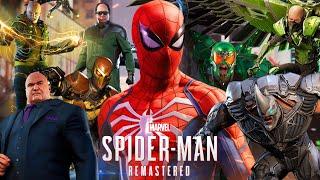 Marvel’s Spider-Man Remastered - All Boss Fights - 4K HDR 60FPS