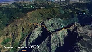 Vereda do Areeiro - Pico Ruivo Trail Map, Walking in Madeira