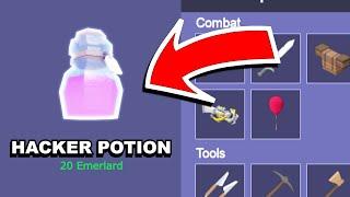 HACKER Potion in Roblox Bedwars