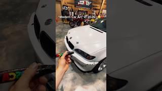 Modern Car Art vs Real Car Art