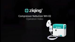 How to use Ziqing medical grade compressor nebulizer WH-02