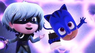 Luna Girl Traps Catboy! ⭐️ Superhero Kids