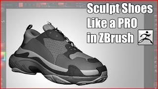 How to sculpt a shoe in ZBrush