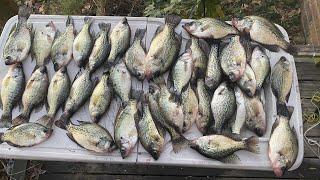 Our EXACT SETUP To Catch These SLAB CRAPPIE w/ Jig and Bobber!