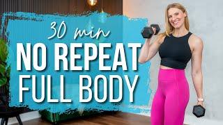 30 min. NO REPEAT Full Body Strength Training