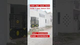 1400 sqt Corner plot for sale / Avadi Soranchery