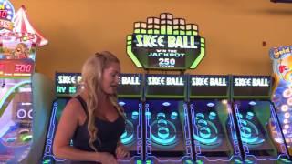 Skee Ball Game Review, Niagara Speedway Game Zone, Clifton Hill, Niagara Falls