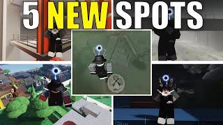 5 NEW BEST SPOTS IN EVADE ROBLOX