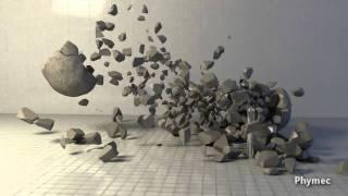 Voronoi Fracture and Shatter Lab Tests - Blender & Bullet Physics