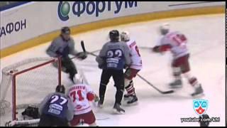 Гол Никонцева из-за ворот /  Nikontsev scores from behind the net