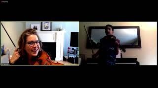 Day 5 - Masterclass with Sara Mastrangelo, violin (ENGLISH)