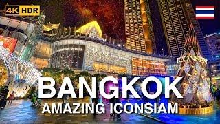 Iconsiam Bangkok Walking Tour | Thailand Evening Walk | 4K HDR