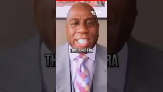 Magic Johnson Reacts Wildly to Michael Jordan vs LeBron Debate!  #NBA #GOAT #shorts