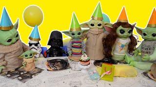 Baby Yoda Grogu’s Birthday Party  cake  piñata 🪅 and fun games Star Wars