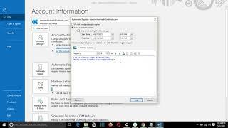 How to Set Up Out of Office in Outlook | Automatic Reply in Outlook