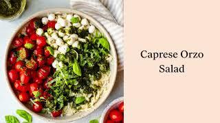 Caprese Orzo Salad Recipe | Daisybeet