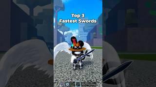 Top 3 FASTEST Swords in Blox Fruits #roblox #bloxfruits