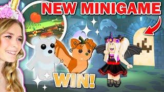 *NEW* MINIGAME Gives You *LEGENDARY* HALLOWEEN PETS In Adopt Me! (Roblox)