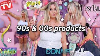 millennial tests 90s & Y2K infomercial products (i wanted these SO BAD as a kid)