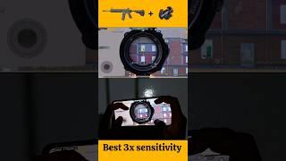 Zero Recoil 3x sensitivity settings pubg No Recoil 3x sensitivity #pubg #pubgmobile #sensitivity