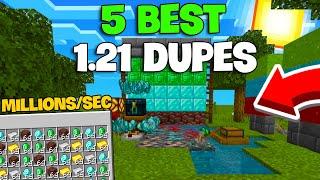 5 EASY Duplication Glitches Minecraft Bedrock 1.21 (NEW)