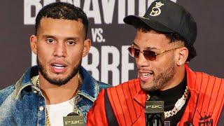 HEATED David Benavidez vs David Morrell • Full Final Press Conference & Face Off Video