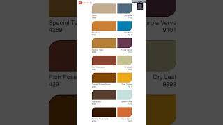 Asian Paints Colour Chart |Wall Color Ideas | #asianpaint #interiordesign #shorts #youtubeshorts 