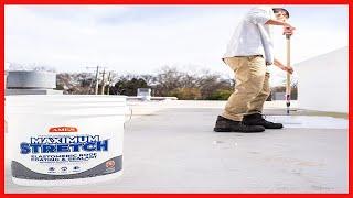 AMES MSS1 Maximum Stretch Roof Coating, 1 Gallon, White