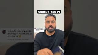 Disadvantages of getting Canadian passport.