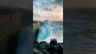 Amazing force of nature on the rocks of Inis Meain. Ireland