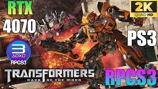 Transformers Dark of the Moon | RPCS3 Emulator | RTX 4070 | 2K | Playstation 3 games | Best Settings