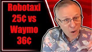 Tesla Robotaxi & CyberCab DEEP DIVE Comparison with Waymo Cost and Service
