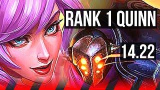 QUINN vs JAX (TOP) | Rank 1 Quinn, 1500+ games, 10/2/5, Dominating | KR Challenger | 14.22