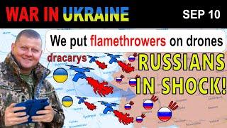 10 Sep: NO CREMATION NEEDED! Ukrainians UNLEASH DRAGON-DRONES & INCINERATE RUSSIANS ON SPOT!