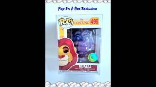 Funko Pop Mufasa 495 The Lion King #mufasa #thelionking #funkopop #unboxing #toys #shorts #reels #tv