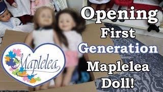 Opening a First Generation (and Possibly Haunted) Maplelea doll! - Unboxing Two Maplelea Girl Dolls