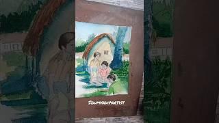 Idea of watercolor painting।।#shorts #creative #art 