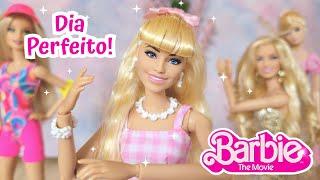 Dia Perfeito com a Barbie  Unboxing boneca Barbie The Movie