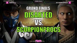 SCORPIONPROCS VS DISARTED - Fujin vs Sub Zero- FTW Fightout $500 Tournament US 【Mortal Kombat 11】