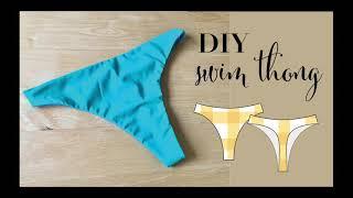 DIY reversible bikini thong | Sandra swim thong | Minimal bikini bottoms