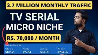 High traffic Tv serial micro niche with low competition keywords | वेबसाइट पर ट्रैफिक कैसे लाए