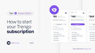 How to start your Trengo subscription