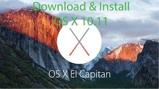 OS X El Capitan 10.11 Download & Install  [HD]