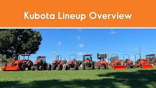 Kubota Tractor Lineup Overview