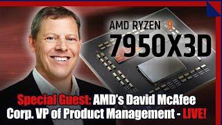 Ryzen 7000X3D Series 3D V-Cache Livestream With AMD's David McAfee!