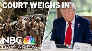 Appeals court lets Trump retain keep control of National Guard deployed to LA
