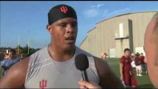 Camped Out With IU Football: Interview with offensive linemen Pete Saxon & Roger Saffold